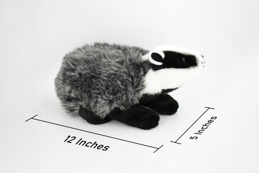 Badger, Omnivores, Mustelidae, Realistic, Lifelike, Stuffed Animal, Soft, Educational, Toy, Kids, Gift, Very Nice Plush Animal