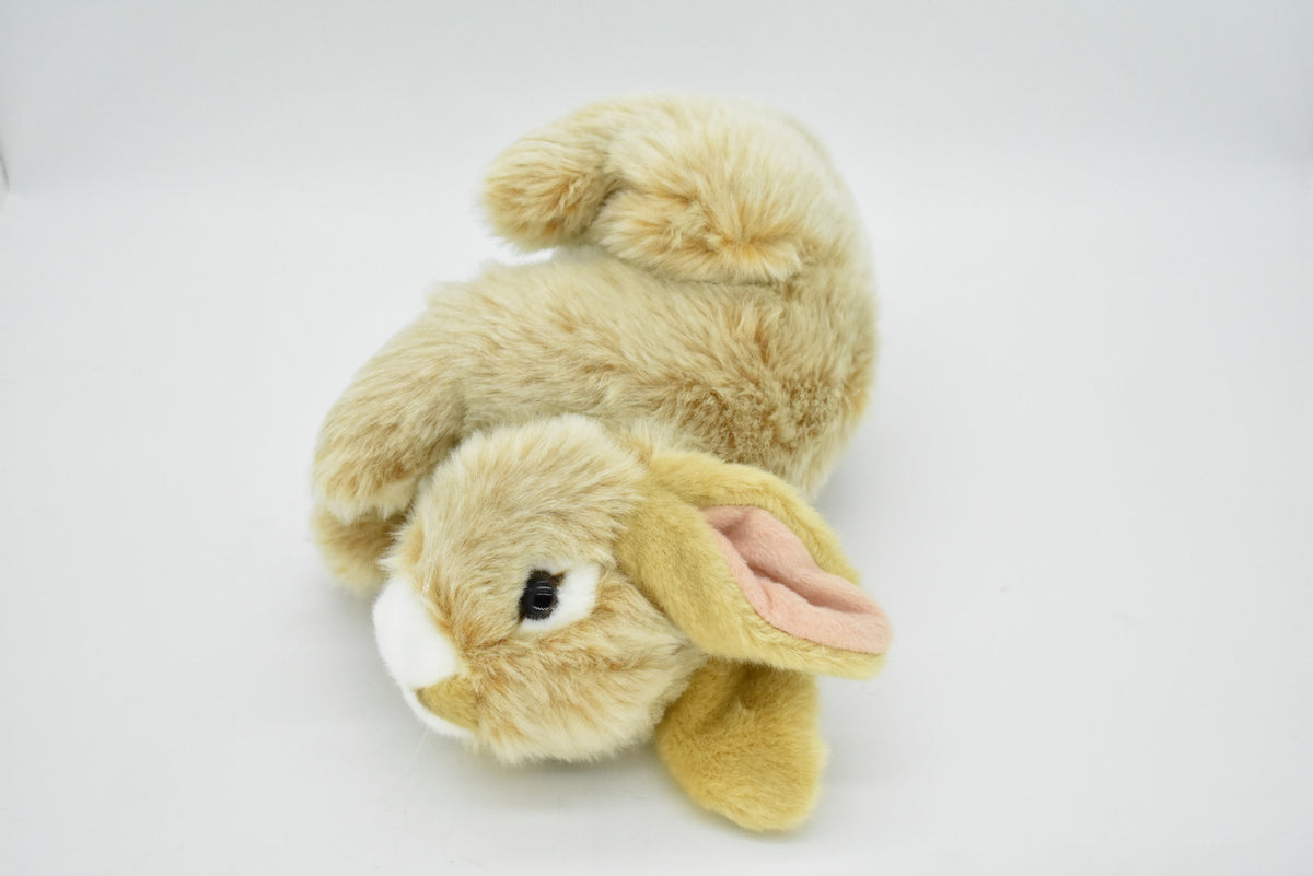 Rabbit Plush Toy, Realistic Stuffed Animal, Soft Plush, Stuffed Bunny, Educational, Toy, Kids, Realistic Figure, Lifelike Model, Replica, Gift,      11"       F4515 BB10