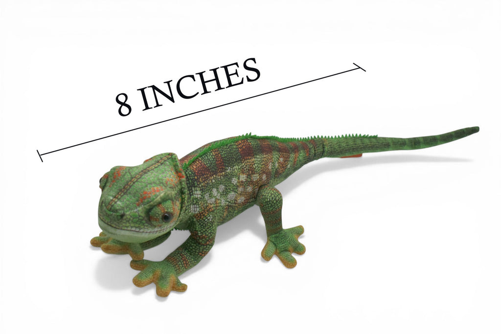 Chameleon, Green, tree-dwelling lizard, Museum Quality, Stuffed Reptile, Educational, Plush Realistic Figure, Lifelike Model, Toys, Kids, Gift, 19 Inches. RI05 BB329