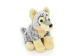 Wolf, Sitting, Timber, Gray, Realistic Cute Stuffed Animal Plush Toy Kids Educational Gift       15"    C011 BB102