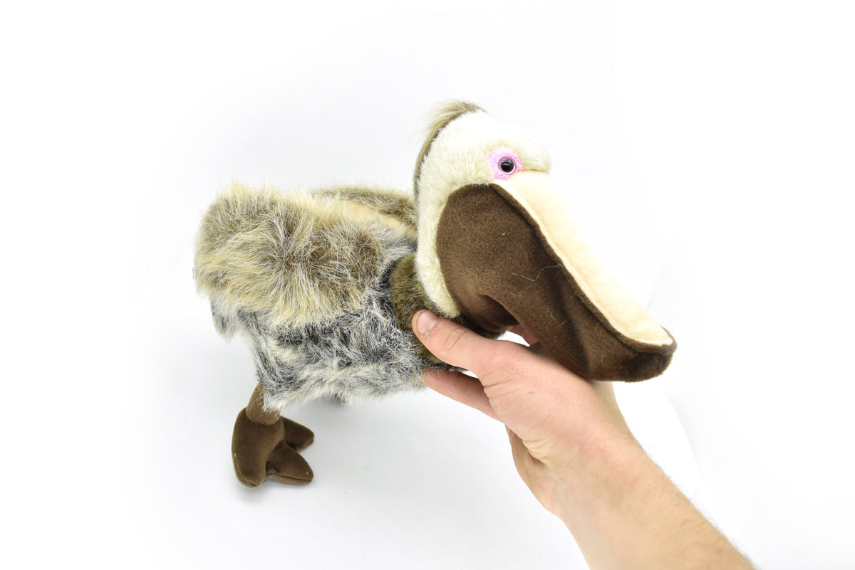 Pelican, Brown, Very Nice Plush Bird, Realistic, Lifelike, Stuffed, Bird, Soft, Toy, Educational, Animal, Kids, Gift,   14 inches