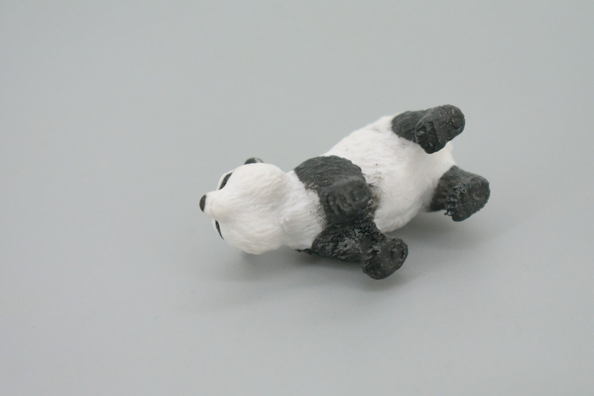 Panda, Ailuropoda melanoleuca, Panda bear, Hand Painted, Educational, Rubber Animal, Realistic Figure, Lifelike, Gift,    2 "    SF49 B58