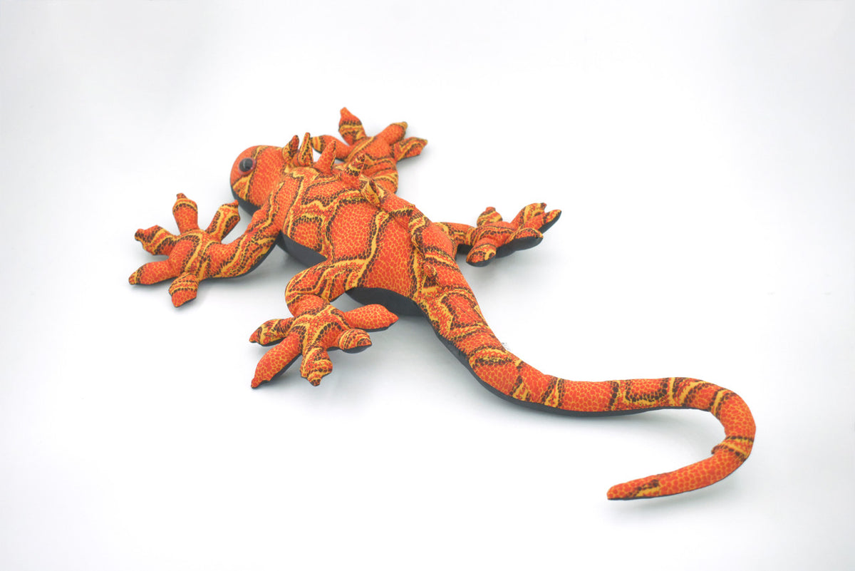Lizard, Reptiles, Iguana, Orange, Hand Made, Thailand Sand Creatures, Toy, Paper Weight, Bean Bag, Cornhole, Game, Kids, Educational, Gift, 17", 2 lbs, TH63 BB308 