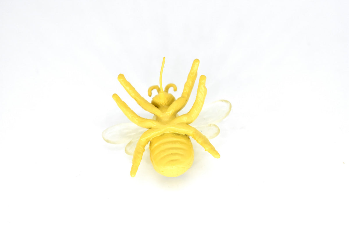 Honeybee, Plastic Toy Animal, Kids Gift, Realistic Figure, Educational Model, Replica,  1 5/8 inches long    F1655 B74