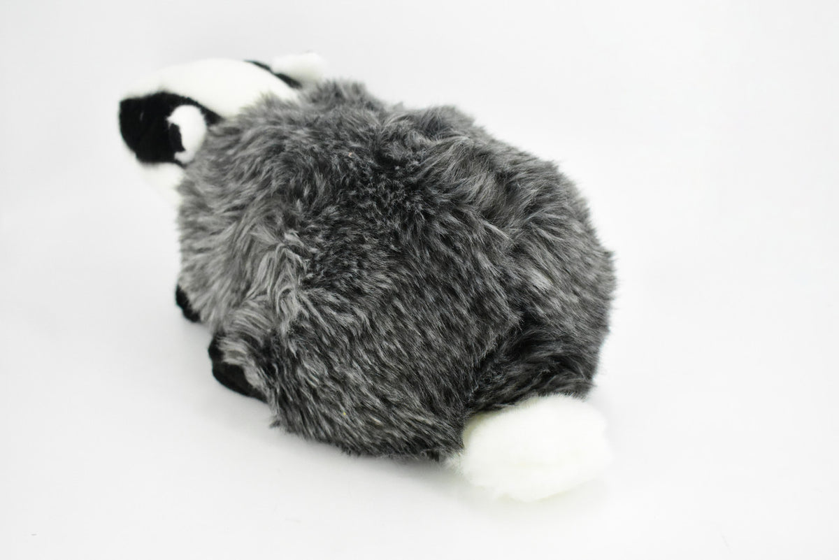 Badger Plush Toy, Realistic Stuffed Animal, Mustelidae, Lifelike Stuffed Badger, Soft, Educational, Toy, Kids, Gift,   12"  F4505 BB51