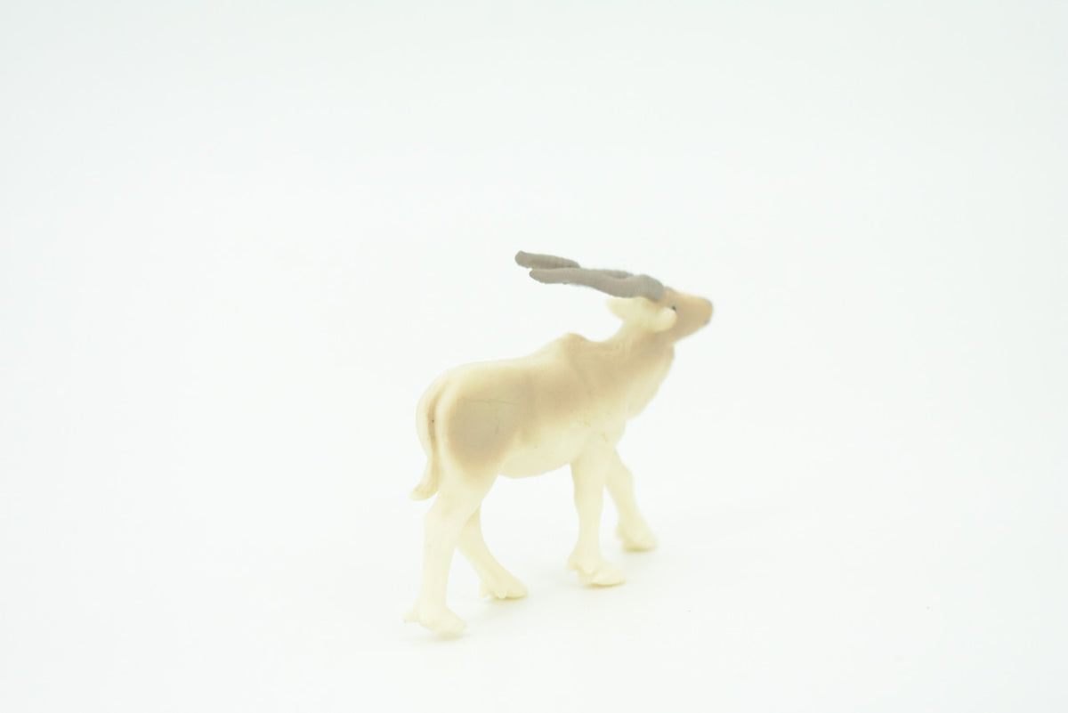 Desert Antelope, Addax Antelope, Hand Painted, Educational, Rubber Animal, Realistic Figure, Lifelike Model, Gift,    2 "   SF27 B45