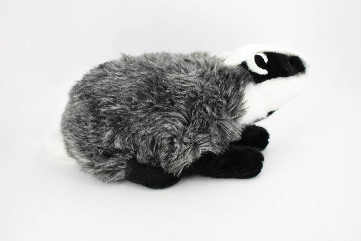 Badger Plush Toy, Realistic Stuffed Animal, Mustelidae, Lifelike Stuffed Badger, Soft, Educational, Toy, Kids, Gift,   12"  F4505 BB51