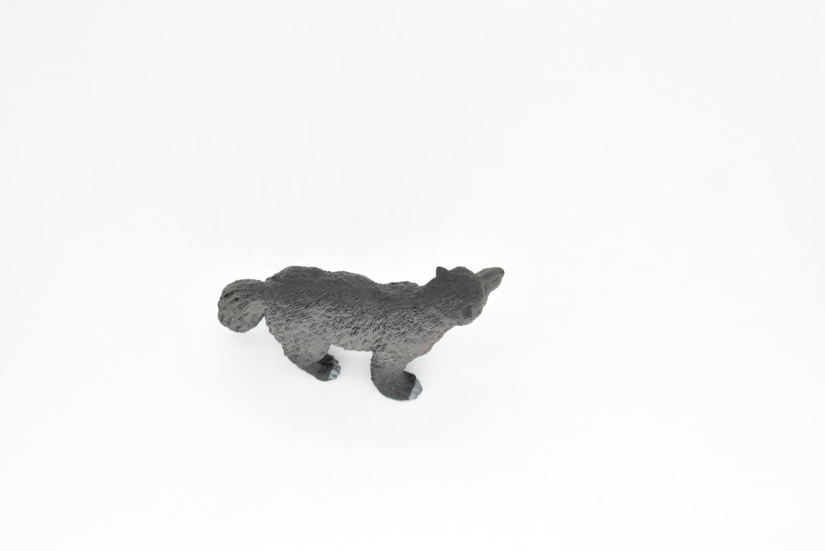 Wolverine, Gulo gulo, Museum Quality, Educational, Rubber Animal, Hand Painted, Realistic, Diorama Model, Toy, Kids, Gift,  3 Inches.     CH093 BB85