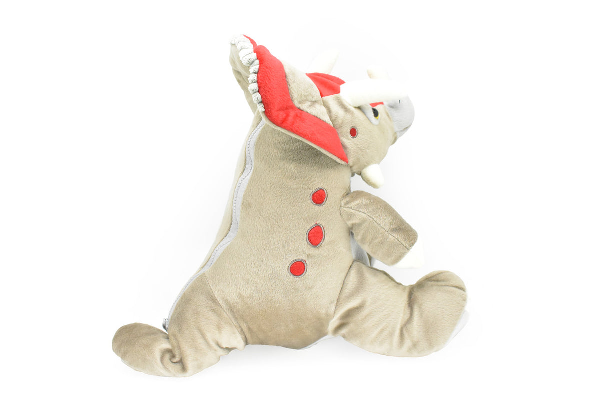 Triceratops Dinosaur, Stuffed Animal converts into a Pillow - F4323 B300