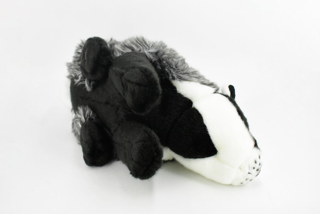 Badger Plush Toy, Realistic Stuffed Animal, Mustelidae, Lifelike Stuffed Badger, Soft, Educational, Toy, Kids, Gift,   12"  F4505 BB51