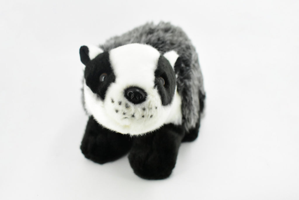 Badger Plush Toy, Realistic Stuffed Animal, Mustelidae, Lifelike Stuffed Badger, Soft, Educational, Toy, Kids, Gift,   12"  F4505 BB51