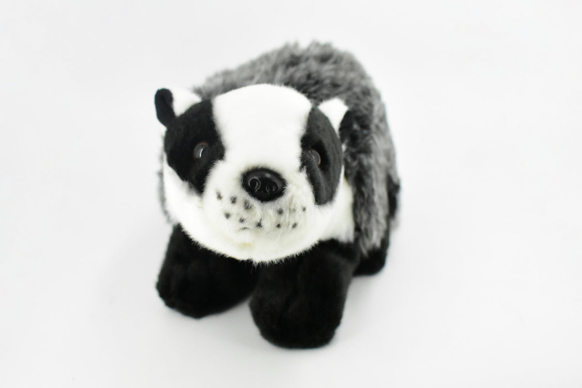 Badger Plush Toy, Realistic Stuffed Animal, Mustelidae, Lifelike Stuffed Badger, Soft, Educational, Toy, Kids, Gift,   12"  F4505 BB51
