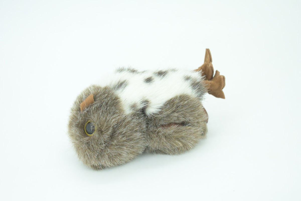 Spotted Owl Finger Puppet, Very Nice Plush Owl, Stuffed Bird, Educational, Realistic, Lifelike Model, Gift,    4"    F1816 B72