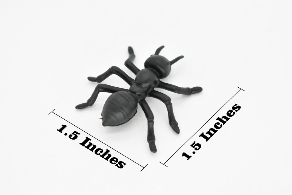 Ant, Black,  Very Nice Plastic Reproduction    1 1/2"   F6090 B381