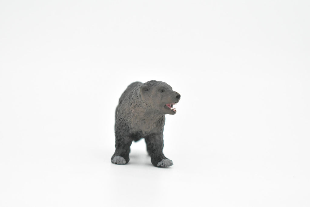 Wolverine, Gulo gulo, Museum Quality, Educational, Rubber Animal, Hand Painted, Realistic, Diorama Model, Toy, Kids, Gift,  3 Inches.     CH093 BB85