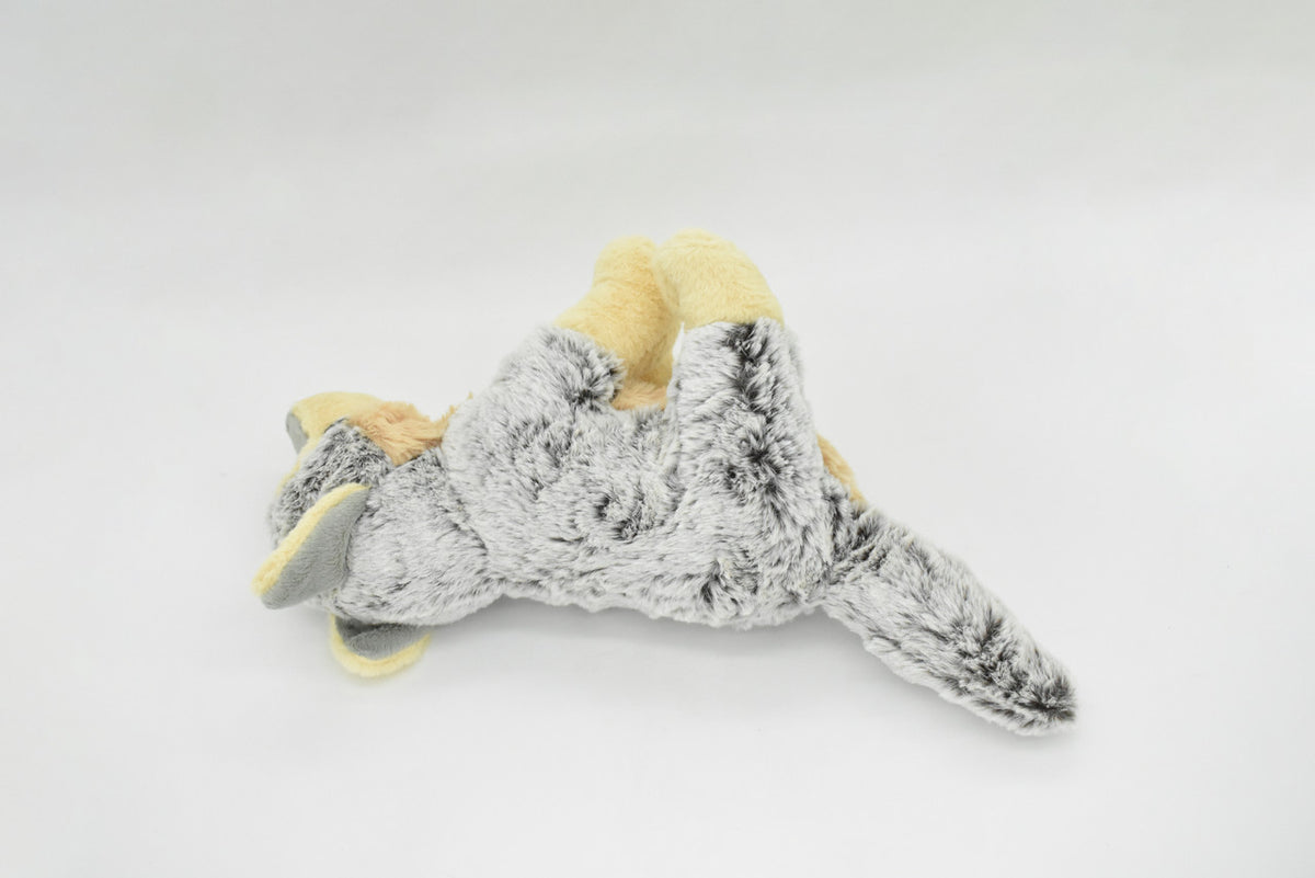 Wolf, Sitting, Timber, Gray, Realistic Cute Stuffed Animal Plush Toy Kids Educational Gift       15"    C011 BB102