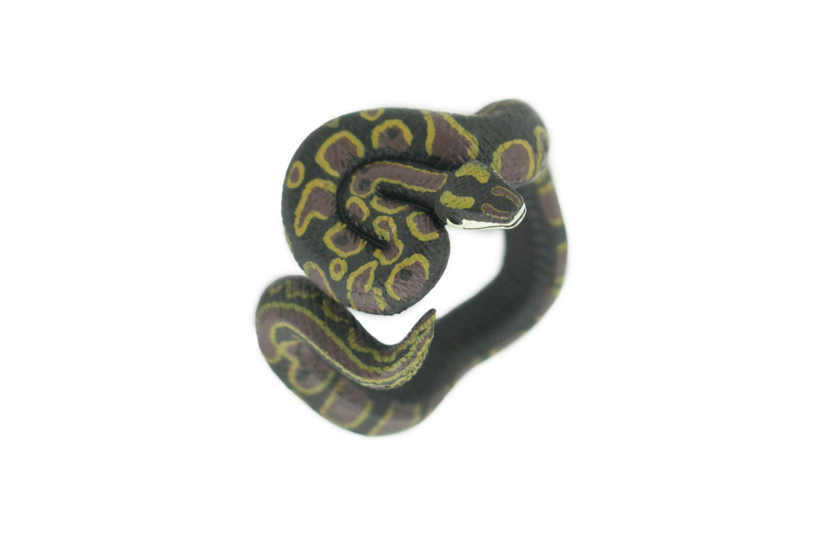 Python Snake Bracelet, Snake Wrist Band, Plastic Reptile, Educational, Realistic, Beautiful Design, Figure, Lifelike, Replica, Gift, 3" RI72 B663 