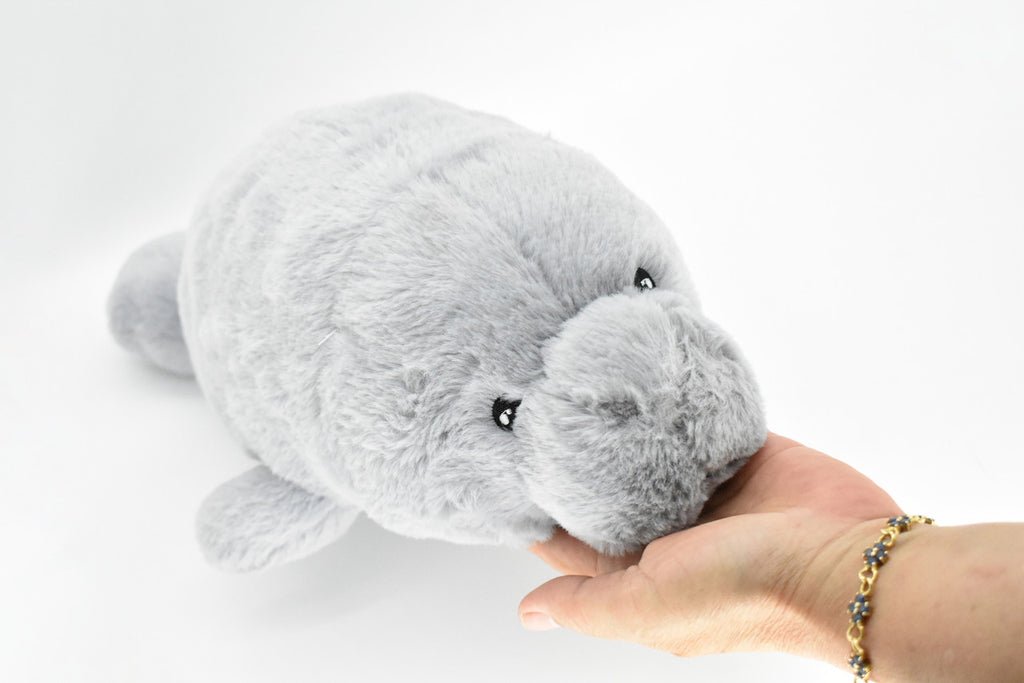 Manatee, Realistic Stuffed Soft Toy Educational Kids Gift Very Nice Plush Animal  16"   PZ004 B449