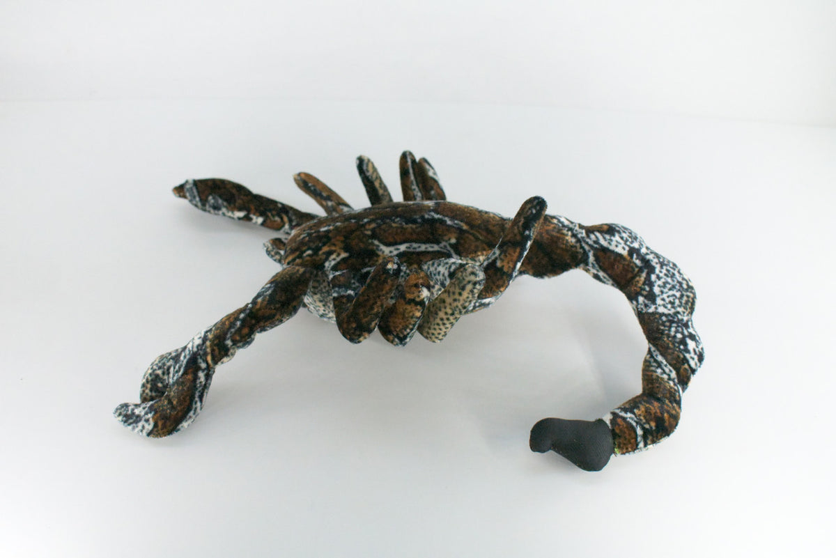 Scorpion, Brown, Very Nice Plush, Stuffed Arachnids, Educational, Toy, Kids, Realistic Figure, Lifelike Model, Replica, Gift,    14"    FT13 BB326