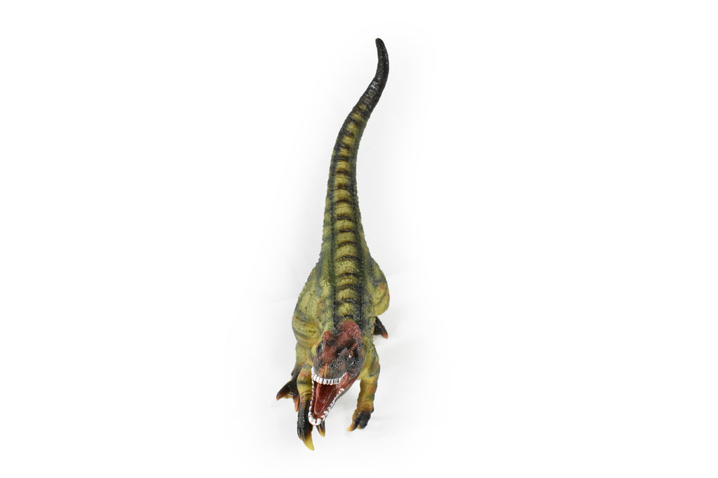 Velociraptor, Dinosaur, Prehistoric, Cretaceous, Museum Quality, Rubber, Hand Painted, Realistic, Figure, Model,  Toy, Kids, Educational, Gift,       20"   CWG73 BB21