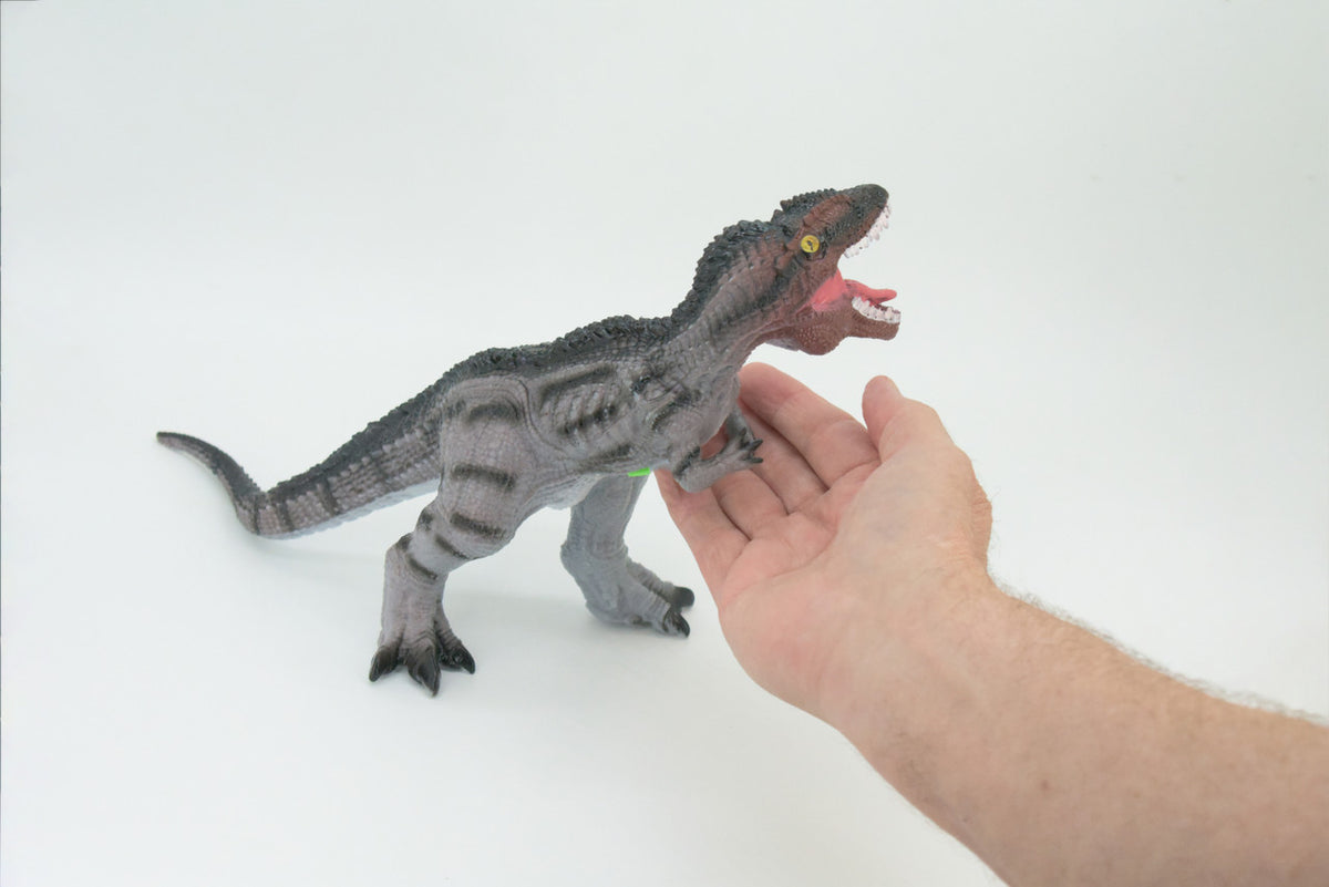 Tyrannosaurus Rex, T Rex, Cretaceous Dinosaur, Hand Painted, Educational, Soft Rubber, Lifelike Model, Figurine, Replica, Gift,    13"   AR07 B304