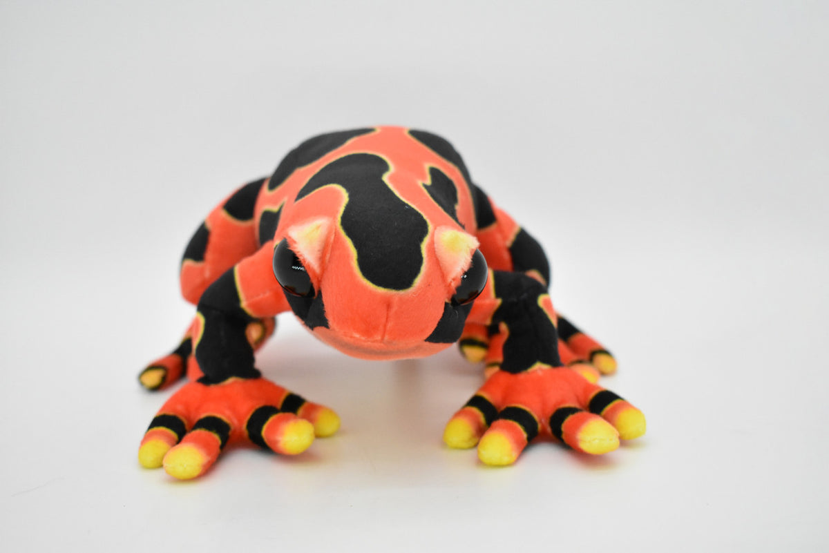 Frog, Red, Poison Dart, Realistic Cute Stuffed Animal Plush Toy Kids Educational Gift  9"      RI08 B255