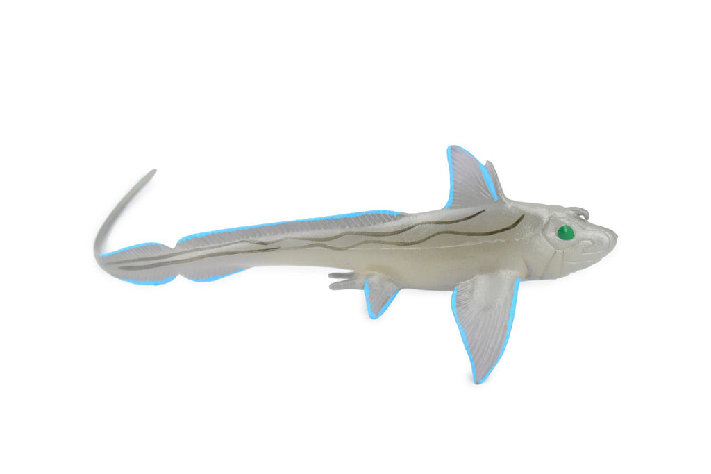 Fish, Ratfish, Ghost Shark, Museum Quality, Hand Painted, Rubber Fish, Realistic Toy Figure, Model, Replica, Kids, Educational, Gift,     9 "    CH324 BB132