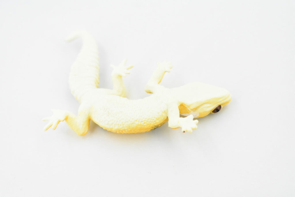 Gecko, Leopard Gecko Lizard, Museum Quality, Hand Painted, Rubber Reptile, Realistic Toy Figure, Model, Replica, Kids, Educational, Gift,      3"     CH296 BB128