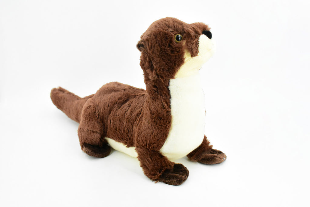 River Otter, Stuffed Animal, Educational, Plush Realistic Figure, Lifelike Model, Replica, Gift,    15"   F3280 B390