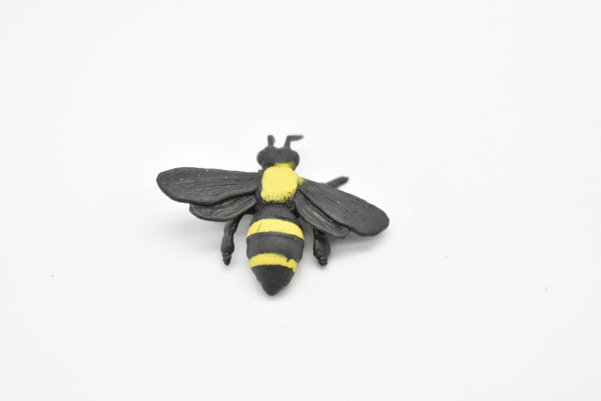 Bumblebee, flexible, Rubber Toy Animal, Realistic Figure, Model, Replica, Kids Educational Gift,     1"     F3416 B33