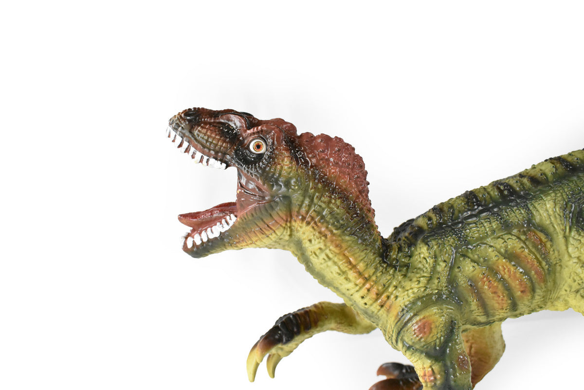 Velociraptor, Dinosaur, Prehistoric, Cretaceous, Museum Quality, Rubber, Hand Painted, Realistic, Figure, Model,  Toy, Kids, Educational, Gift,       20"   CWG73 BB21