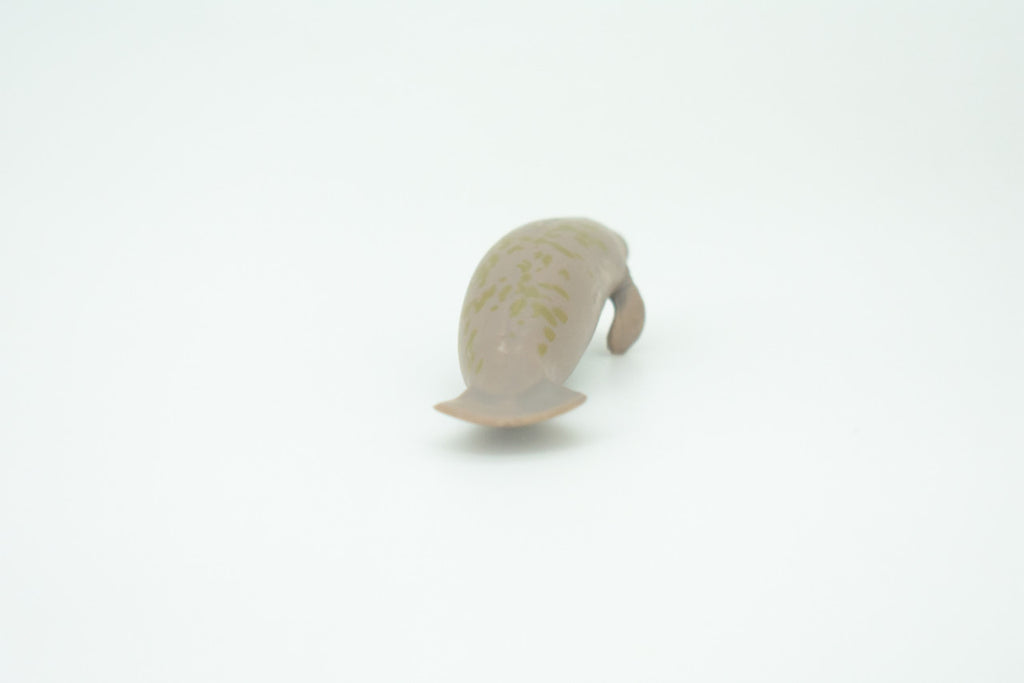 Manatee, Trichechus, Sea cow, Hand Painted, Educational, Rubber Animal, Realistic Figure, Lifelike, Gift,    3"    SF46 B15