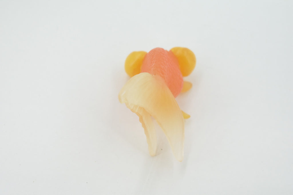 Fish, Goldfish, Bubble Eye, Museum Quality, Hand Painted, Rubber, Realistic Figure, Model, Replica, Toy, Kids, Educational, Gift,      3 1/2"      CH592 BB164