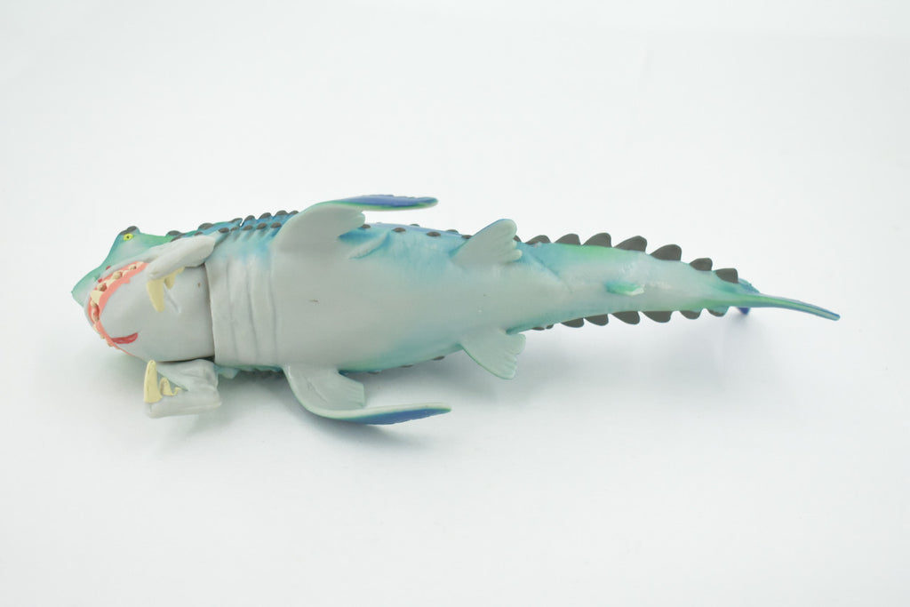 Fish, Monster, Moveable Jaws, Prehistoric Shark, High Quality, Hand Painted, Realistic, Toy, Figure, Model, Replica, Kids, Educational, Gift,       8"     CH612 BB166