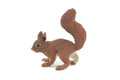 Squirrel, Red, American, High Quality, Hand Painted, Rubber, Rodent, Realistic, Figure, Model, Replica, Toy, Kids, Educational, Gift,   2"      CH655 BB169