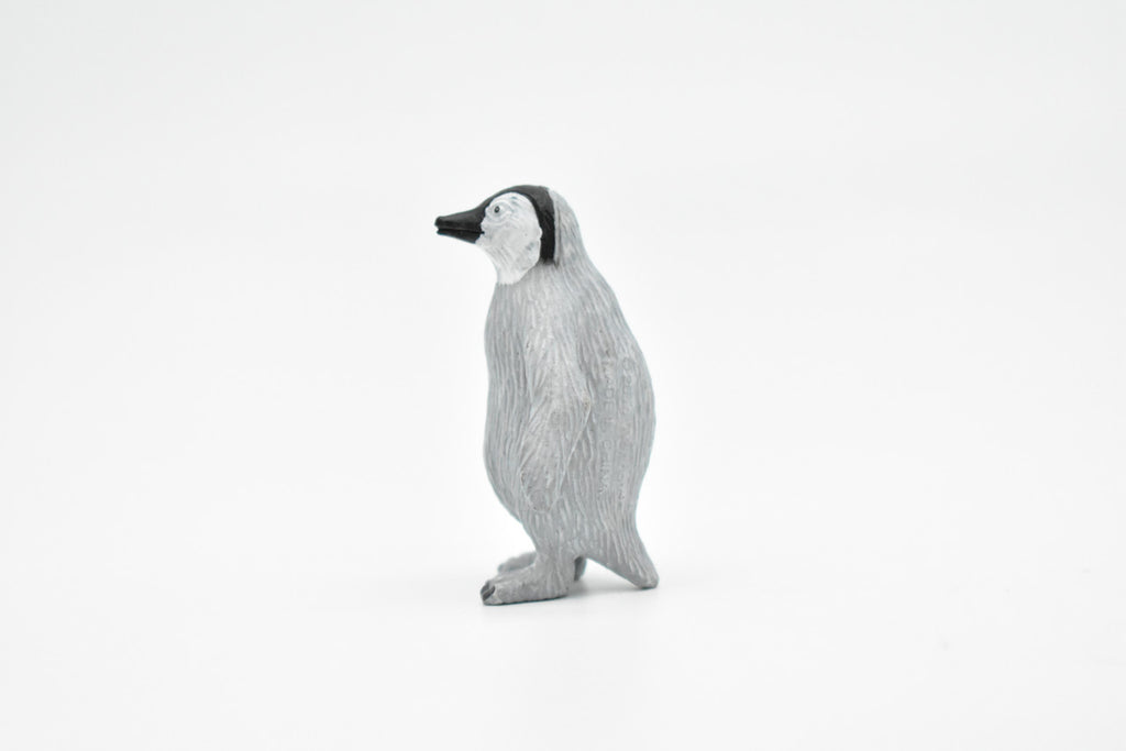 Penguin, Emperor Baby, Chick, Very Nice Rubber Reproduction, Hand Painted     1 3/4"   OK26 B619