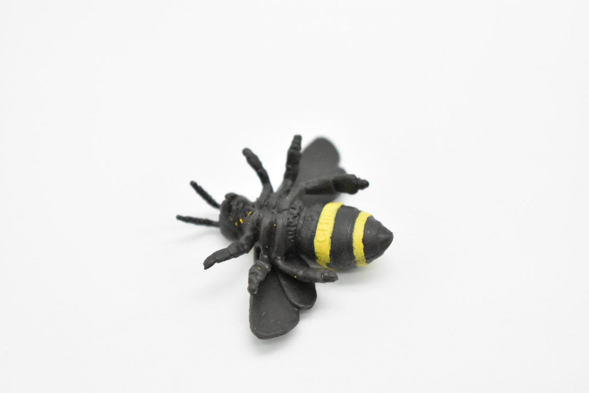 Bumblebee, flexible, Rubber Toy Animal, Realistic Figure, Model, Replica, Kids Educational Gift,     1"     F3416 B33