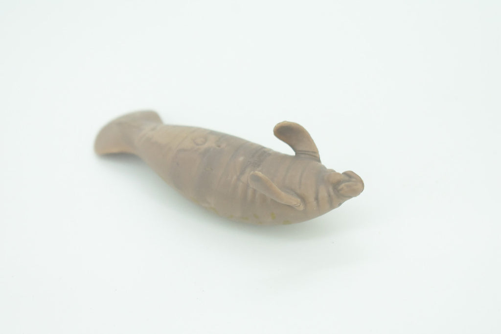 Manatee, Trichechus, Sea cow, Hand Painted, Educational, Rubber Animal, Realistic Figure, Lifelike, Gift,    3"    SF46 B15