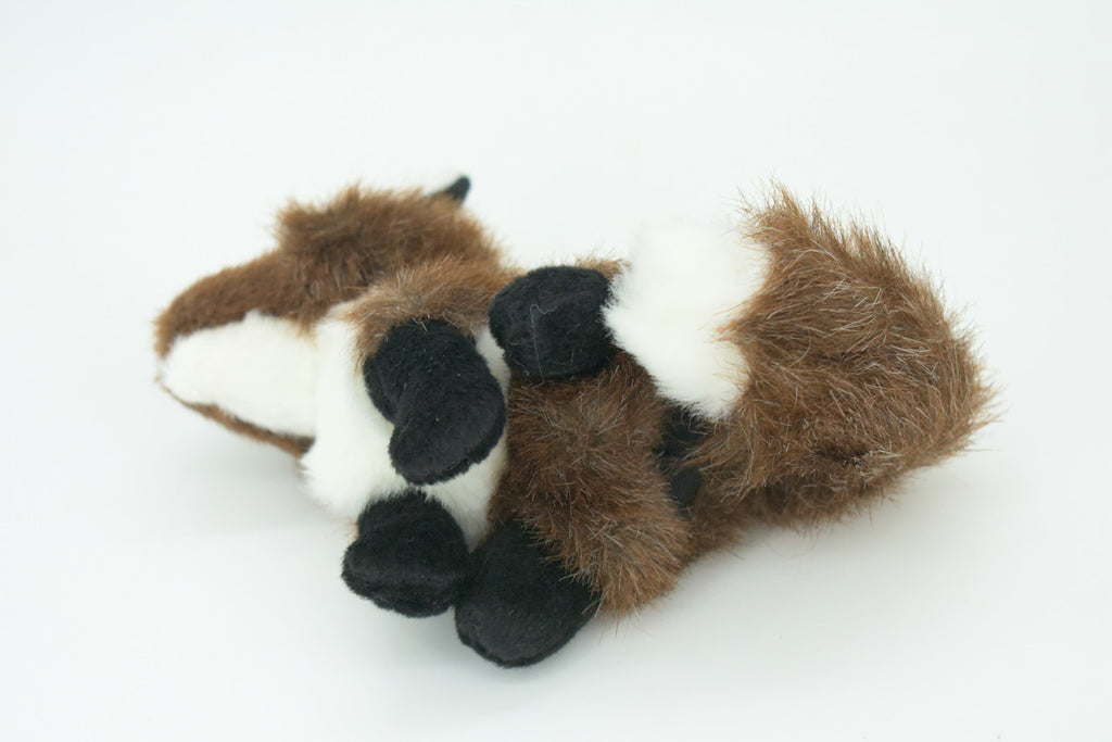 Fox Finger Puppet, Very Nice Plush Brown Fox, Stuffed Animal, Educational, Realistic, Lifelike, Gift,   7"  FM13 B235