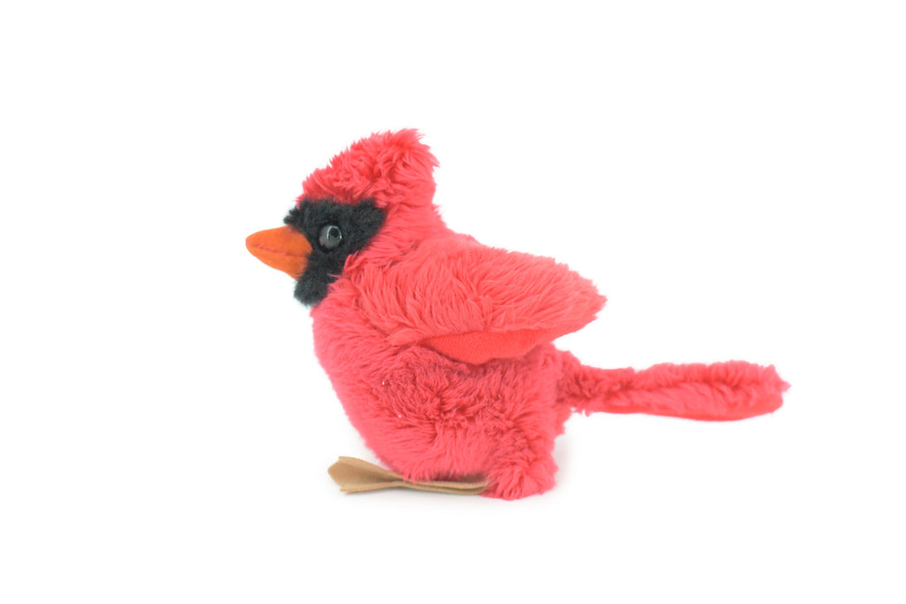 Cardinal Finger Puppet, Very Nice Plush Northern Cardinal, Stuffed Bird, Educational, Realistic, Lifelike Model, Gift,    6"   FM02 B233