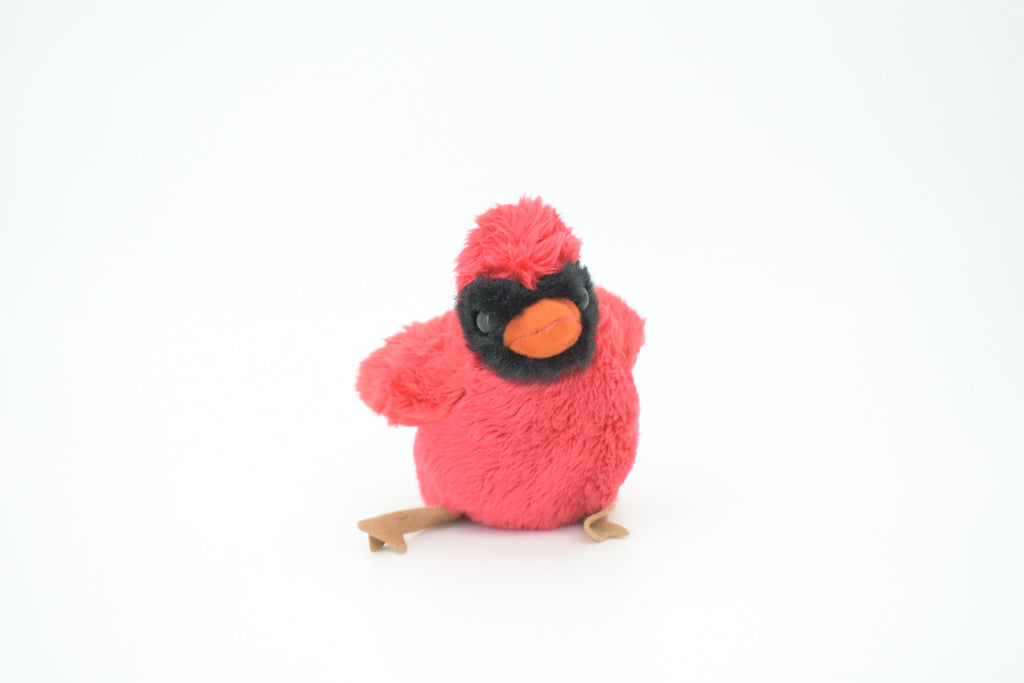Cardinal Finger Puppet, Very Nice Plush Northern Cardinal, Stuffed Bird, Educational, Realistic, Lifelike Model, Gift,    6"   FM02 B233