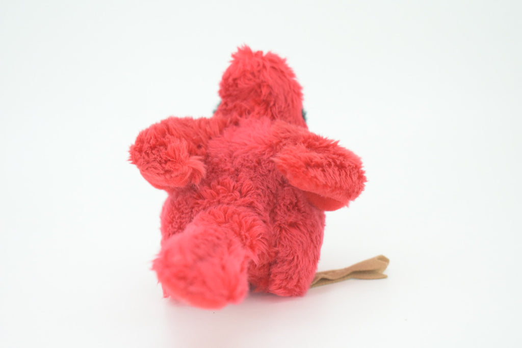 Cardinal Finger Puppet, Very Nice Plush Northern Cardinal, Stuffed Bird, Educational, Realistic, Lifelike Model, Gift,    6"   FM02 B233