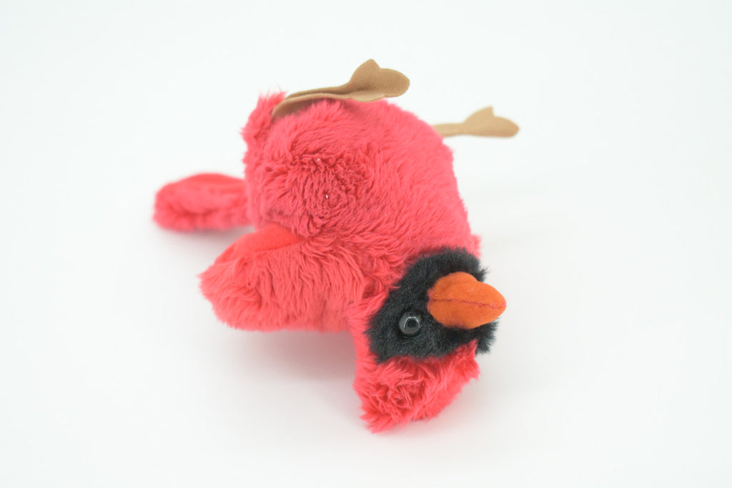 Cardinal Finger Puppet, Very Nice Plush Northern Cardinal, Stuffed Bird, Educational, Realistic, Lifelike Model, Gift,    6"   FM02 B233