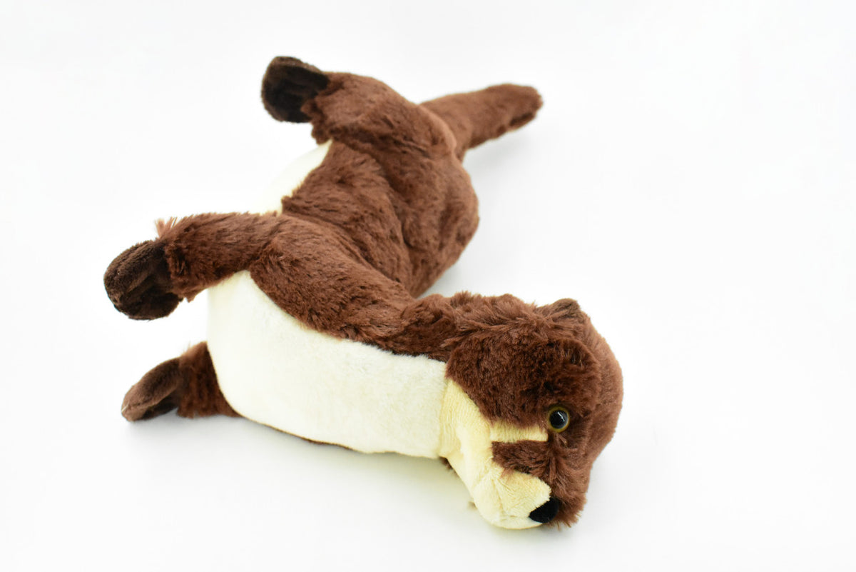 River Otter, Stuffed Animal, Educational, Plush Realistic Figure, Lifelike Model, Replica, Gift,    15"   F3280 B390
