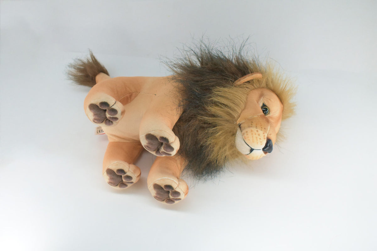 Male Lion, African lion, Very Nice Plush, Stuffed Animal, Educational, Toy, Kids, Realistic Figure, Lifelike Model, Replica, Gift,      16"    WR10 BB311