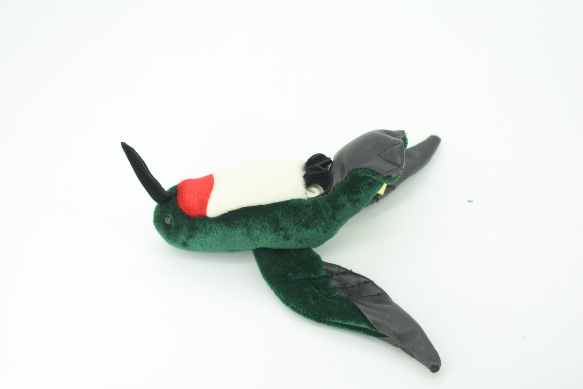 Hummingbird Finger Puppet, Very Nice Plush Hummer, Stuffed Bird, Educational, Realistic, Lifelike Model, Gift,    5"   FM16 B236