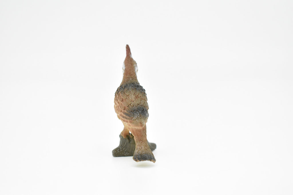 Woodpecker, Pileated, Realistic Plastic Model Bird, Hand Painted Toy     2 1/2"