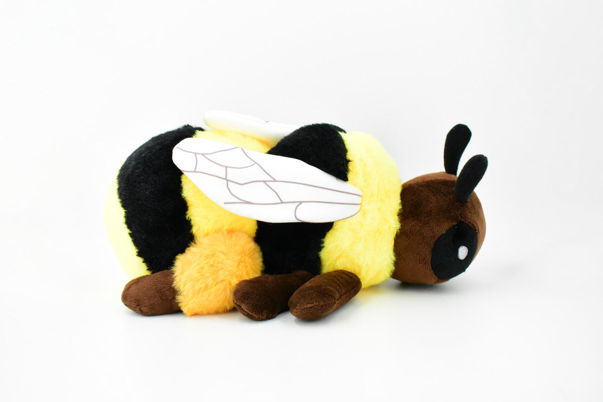 Bumblebee, Bumble Bee, Honey Bee, Large Stuffed Animal, Educational, Plush Realistic Figure, Lifelike Model, Replica, Gift,    12"   WR10 B366