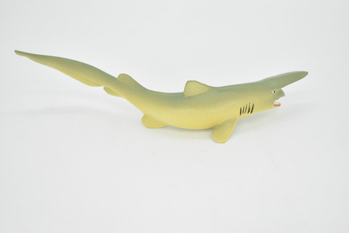 Goblin Shark, Elfin shark, Museum Quality, Educational, Rubber Fish, Hand Painted, Realistic Toy Figure, Diorama Model, Kids, Educational,  7 Inches. 