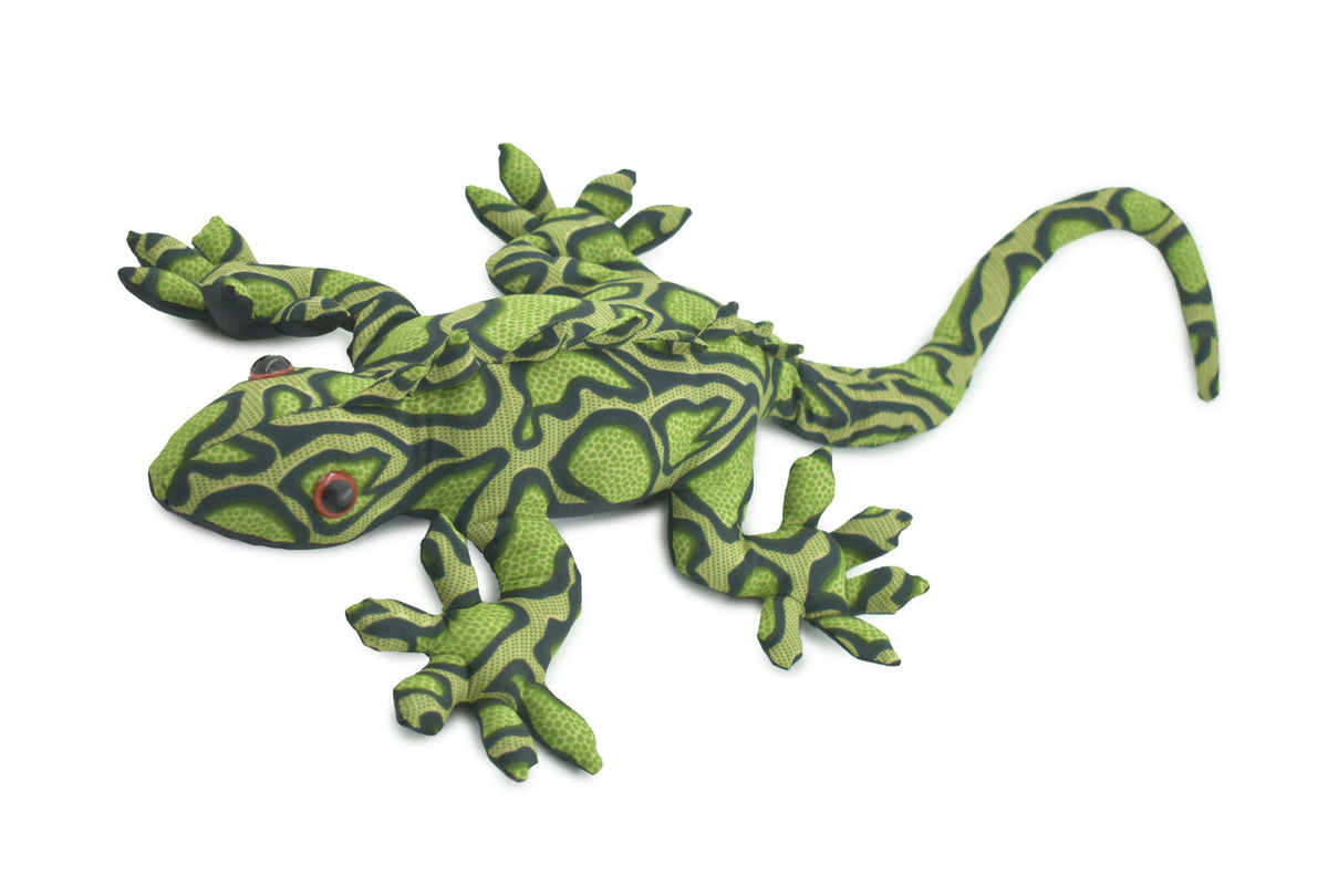 Lizard, Reptiles, Iguana, Green, Hand Made, Thailand Sand Creatures, Toy, Paper Weight, Bean Bag, Cornhole, Game, Kids, Educational, Gift, 17", 2lbs